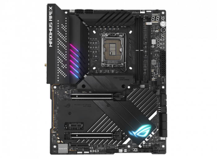 Сист. плата ASUS ROG MAXIMUS Z690 APEX, Z690, 1700, 2xDIMM DDR5, 2xPCI-E x16,PCI-E x1, 5xM.2, 6xSATA,HDMI,DP,WiFi 6E,BOX