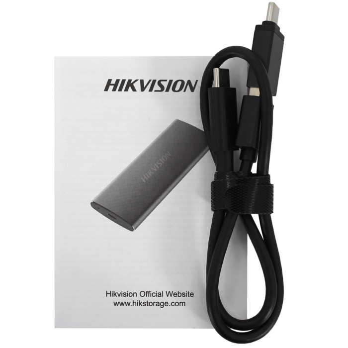SSD USB 1 TB Hikvision, HS-ESSD-T200N/1024G, USB 3.2, black