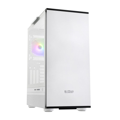 Case ATX midi tower  PCCooler, MASTER IE200W, (без БП), white