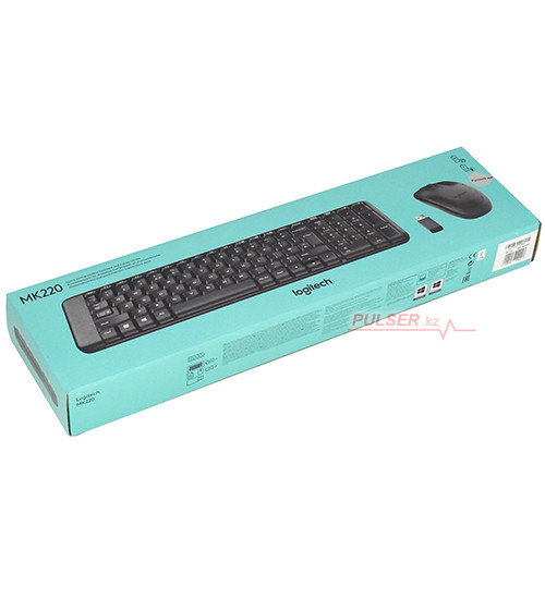KeyBoard + mouse, USB, wireless, Logitech MK220, 2AAA/2AA, [920-003169]