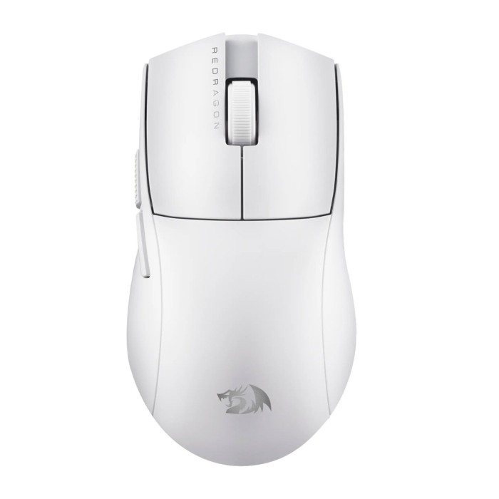 Mouse Redragon K1ng 4K Pro, Optical 100-26000 dpi, 2,4/BT/USB, White ,(72212)