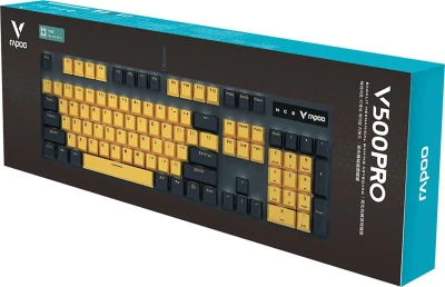 Клавиатура Rapoo V500PRO Yellow Blue