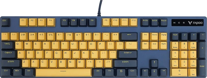 Клавиатура Rapoo V500PRO Yellow Blue