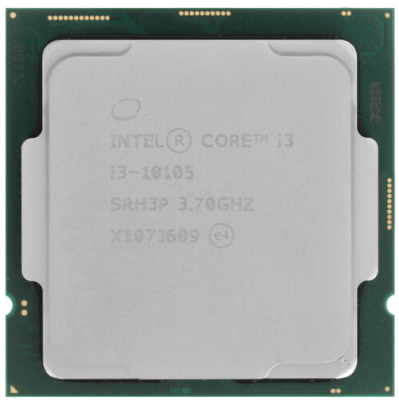 CPU Intel Core i3-10105 3,7GHz (4,4GHz) 6Mb 4/8 Core Comet Lake Intel® UHD 630 65W FCLGA1200 Tray