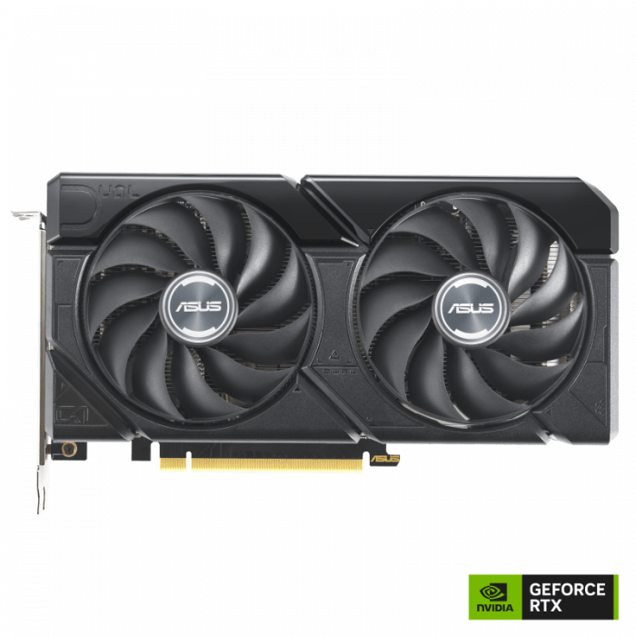 Видеокарта ASUS DUAL-RTX4060-O8G-EVO, 8Gb GDDR6/128bit, 3072 ядра CUDA, PCI E 4.0, HDMI, DisplayPort, BOX