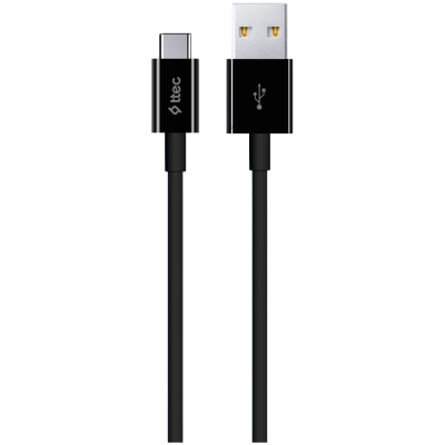 ttec Type C Charge / Data Cable , 2.0 , Black
