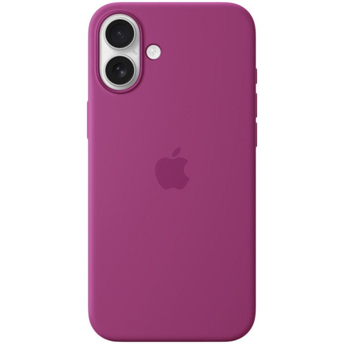iPhone 16 Plus Silicone Case with MagSafe - Fuchsia,Model A3314