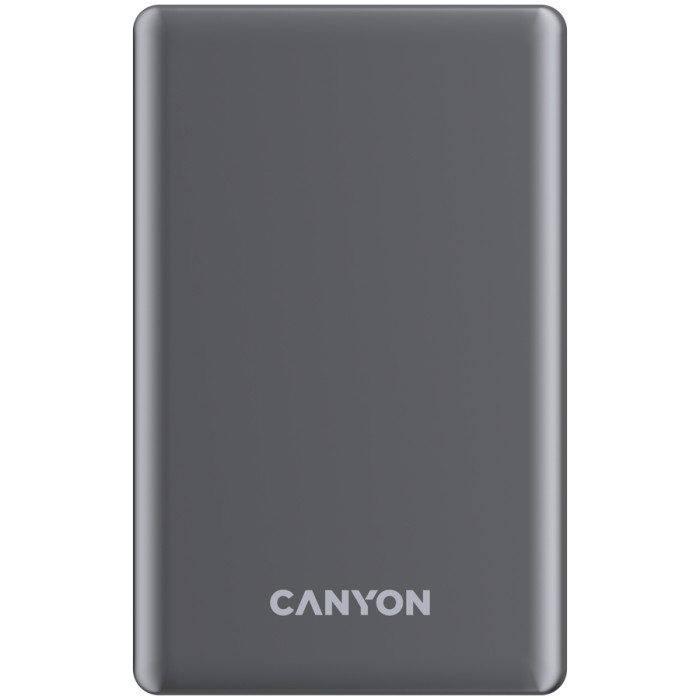 CANYON power bank OnPower 505 slim Magnetic 5000 mAh PD20W Dark Grey