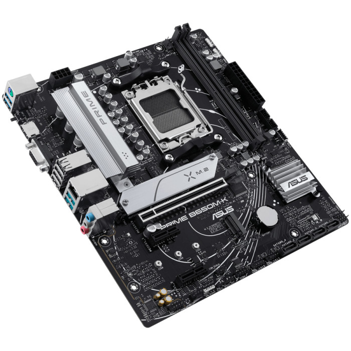ASUS Main Board Desktop Socket AM5 AMD B650 Chipset 2 x DIMM, Max. 96GB, DDR5 1 x VGA port 1 x HDMI 2 x M.2 slots 4 x SATA micro-ATX Form Factor