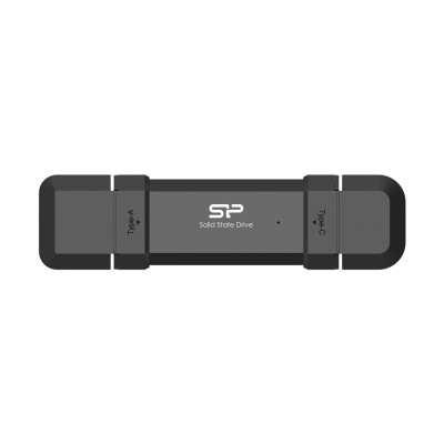 SSD USB 1 TB Silicon Power DS72, SP001TBUC3S72V1K, USB Type-C/USB 3.2, black