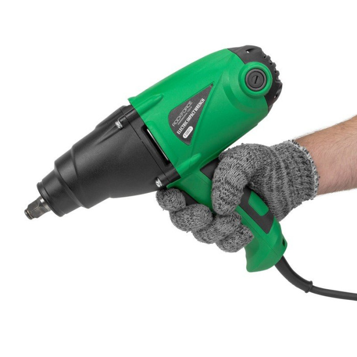 Гайковерт ударный электрический 1/2''(230V, 1020W, 600Нм) с комплектом головок (17, 19, 21, 23мм) 50166 RF-F-03071