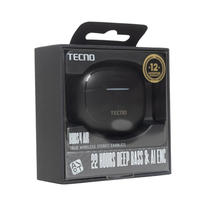 Наушники TECNO Buds 4 Air BD04 Air Black